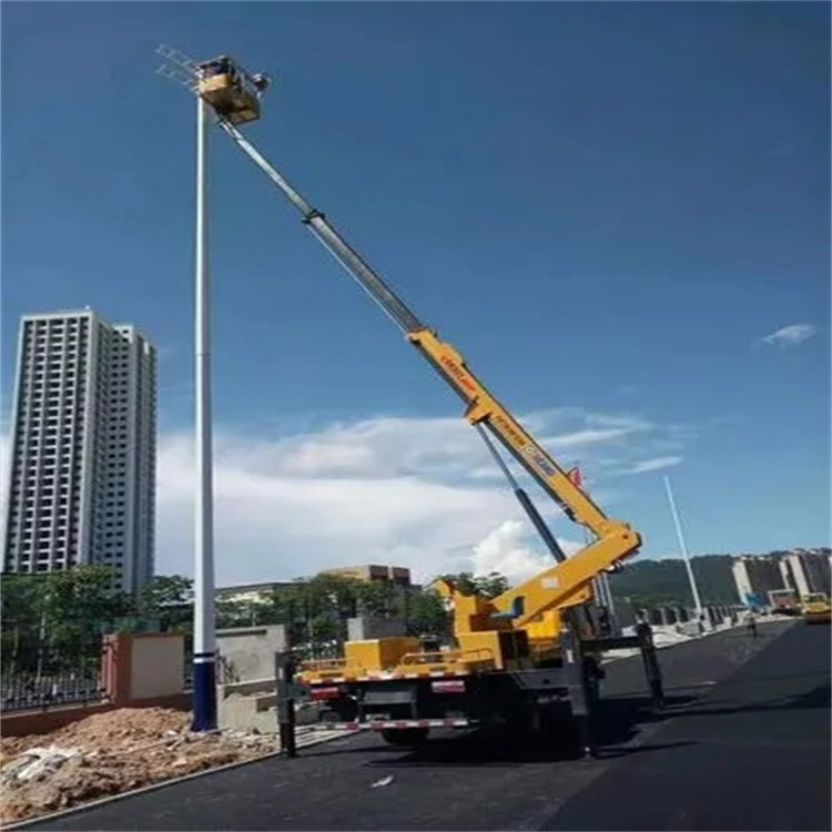 岳池维修路灯的曲臂升降车出租